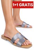 PAPUCI PEWTER PIELE NATURALA HSP100TJ