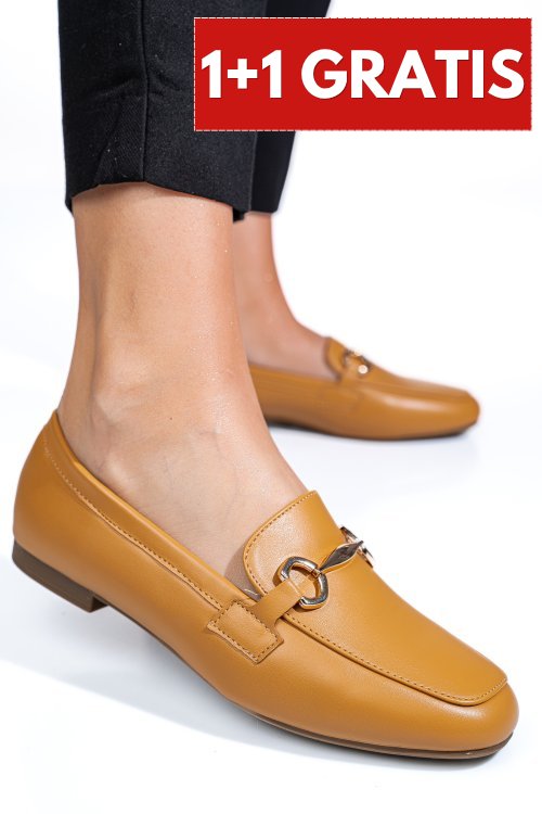 Mocasini camel ospd654