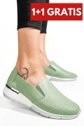 PANTOFI SPORT GREEN PIELE NATURALA 6SP212