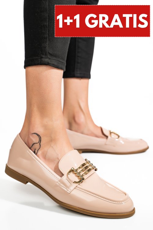 Mocasini beige hspt254