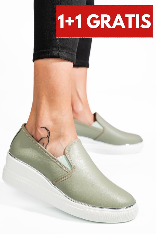Mocasini gri inchis piele naturala tsp3097