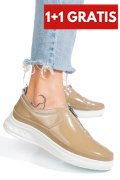 MOCASINI KHAKI PIELE NATURALA LACUITA FSP002287