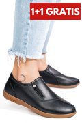 PANTOFI NEGRI PIELE NATURALA PSPL301