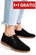 PANTOFI NEGRI PIELE NATURALA INTOARSA PSPL301