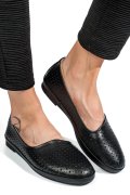 ESPADRILE NEGRE PIELE NATURALA JSPY3763