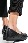 ESPADRILE NEGRE PIELE NATURALA JSPY3763