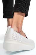 MOCASINI ALBI PIELE NATURALA JSPY3872