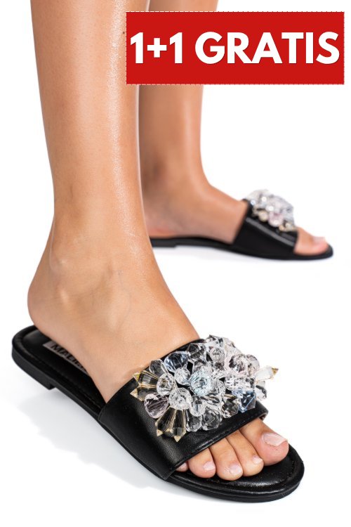 Papuci black csp2511