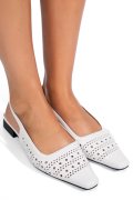 SANDALE ALBE PIELE NATURALA SSPN4010