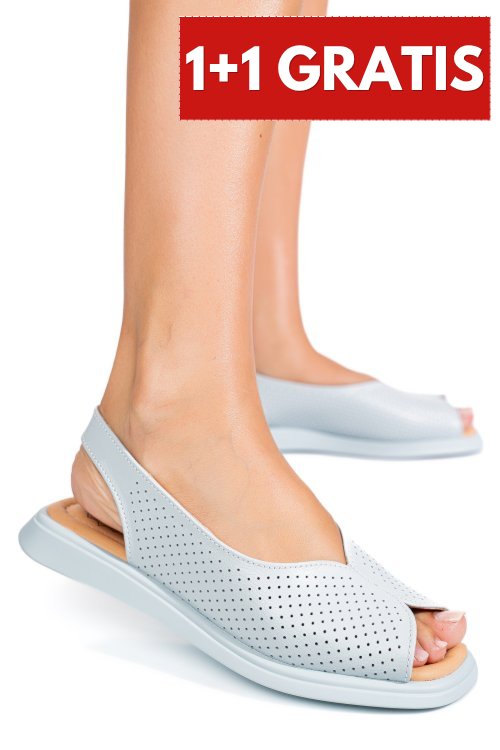 Sandale albastre piele naturala tsp6028