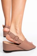 SANDALE ROZ PIELE NATURALA XSPT24065