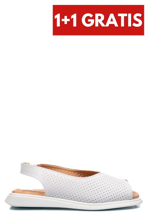 Sandale albe piele naturala tsp6028