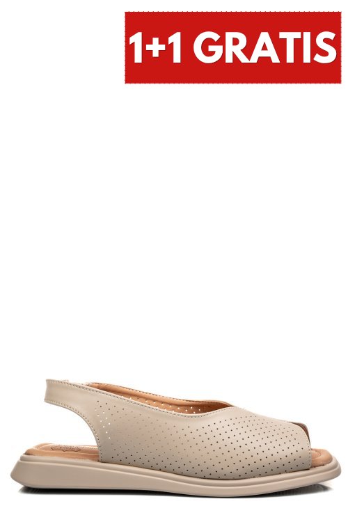 Sandale bej piele naturala tsp6028