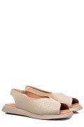 SANDALE BEJ PIELE NATURALA TSP6028