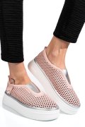 PANTOFI SPORT ROZ PIELE NATURALA TSP9008