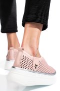 PANTOFI SPORT ROZ PIELE NATURALA TSP9008