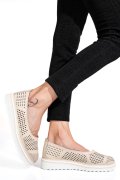ESPADRILE BEJ PIELE NATURALA PSPL2033