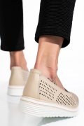 ESPADRILE BEJ PIELE NATURALA PSPL2033