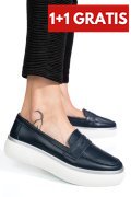 MOCASINI BLEUMARIN PIELE NATURALA ASP2318