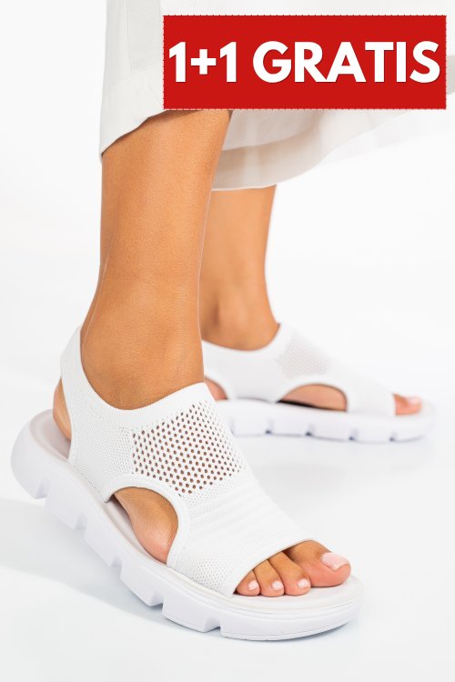 Sandale white 2sp203