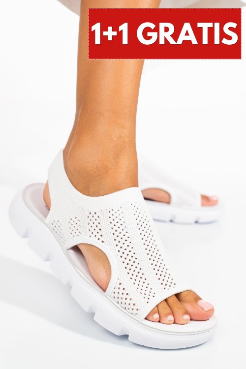 Sandale white 2sp207