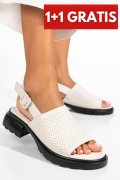 SANDALE BEJ PIELE NATURALA FSP001802