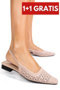 SANDALE ROZ PIELE NATURALA SSPN4010