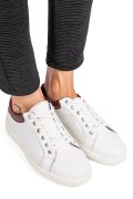 PANTOFI SPORT ALB BORDO PIELE NATURALA 0SP7045