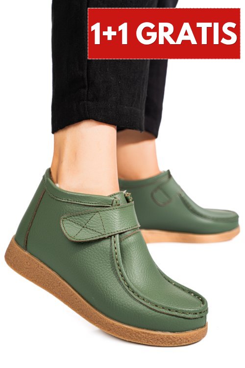 Ghete green piele naturala 9sp601-2