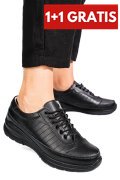 PANTOFI SPORT NEGRI PIELE NATURALA FSP0011801