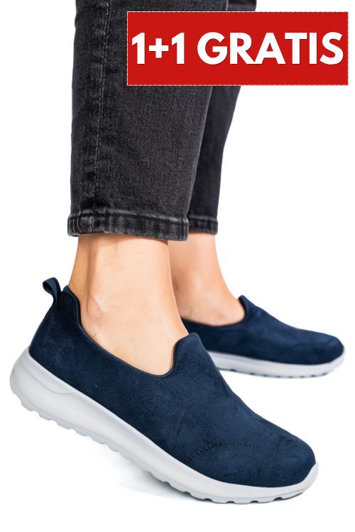 Pantofi navy suede mspm119