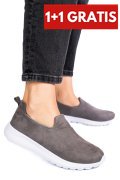 PANTOFI GREY SUEDE MSPM119