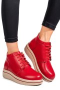 GHETE ROSII PIELE NATURALA 0SP588