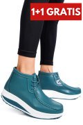 GHETE ALBASTRE PIELE NATURALA ASP385