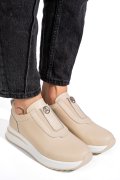 PANTOFI SPORT BEJ PIELE NATURALA TSP6090