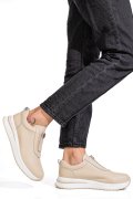 PANTOFI SPORT BEJ PIELE NATURALA TSP6090