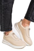 PANTOFI SPORT BEJ PIELE NATURALA TSP6090
