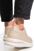 PANTOFI SPORT BEJ PIELE NATURALA TSP6090