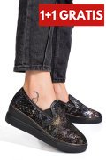 MOCASINI NEGRI PIELE NATURALA TSP3097