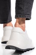 PANTOFI SPORT ALBI PIELE NATURALA FSP001751