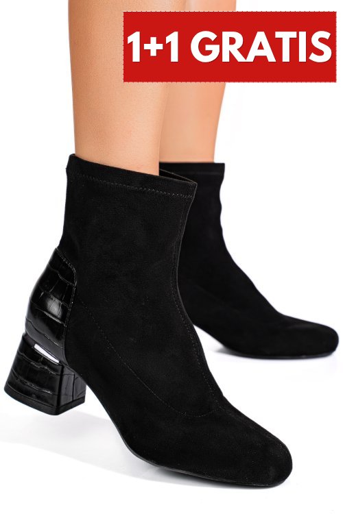 Botine black suede 5sp0132112-a