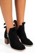 BOTINE BLACK SUEDE ASP5715