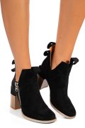 BOTINE BLACK SUEDE ASP5715