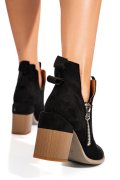 BOTINE BLACK SUEDE ASP5715