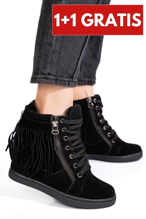 Ghete black suede 0sp28