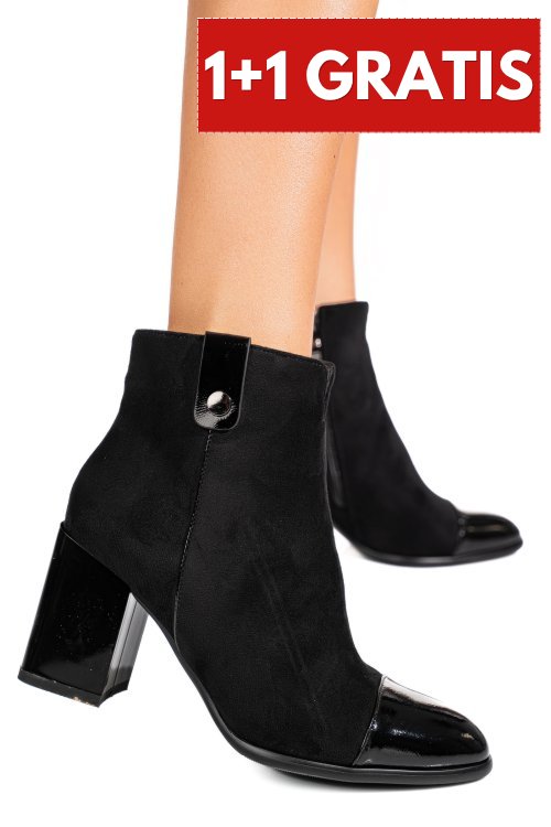 Botine black shining vspn3117