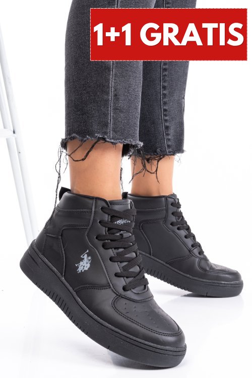 U.s. polo assn, pantofi sport black aristo-hi-1pr