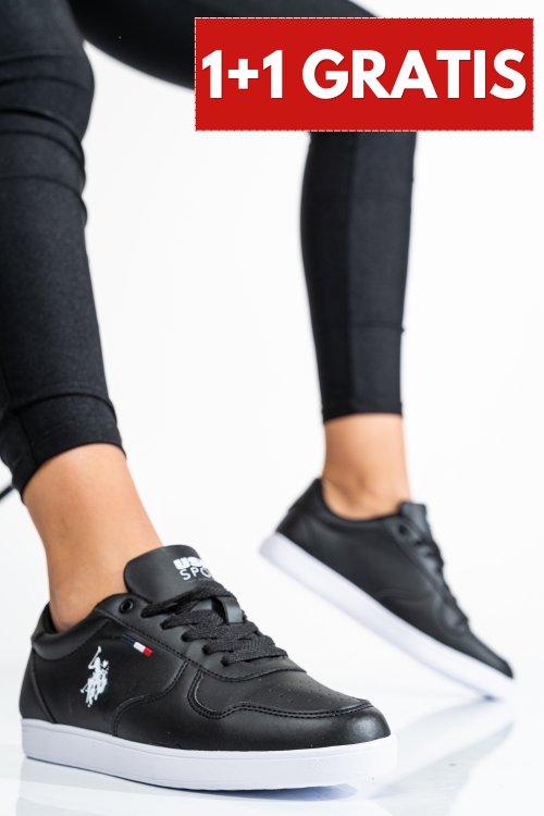 U.s. polo assn, pantofi sport black thunder