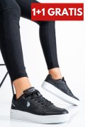 U.S. POLO ASSN, PANTOFI SPORT BLACK WHITE LEE-WMN