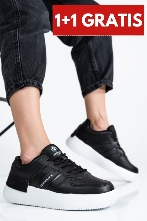 Lumberjack, pantofi sport black freya